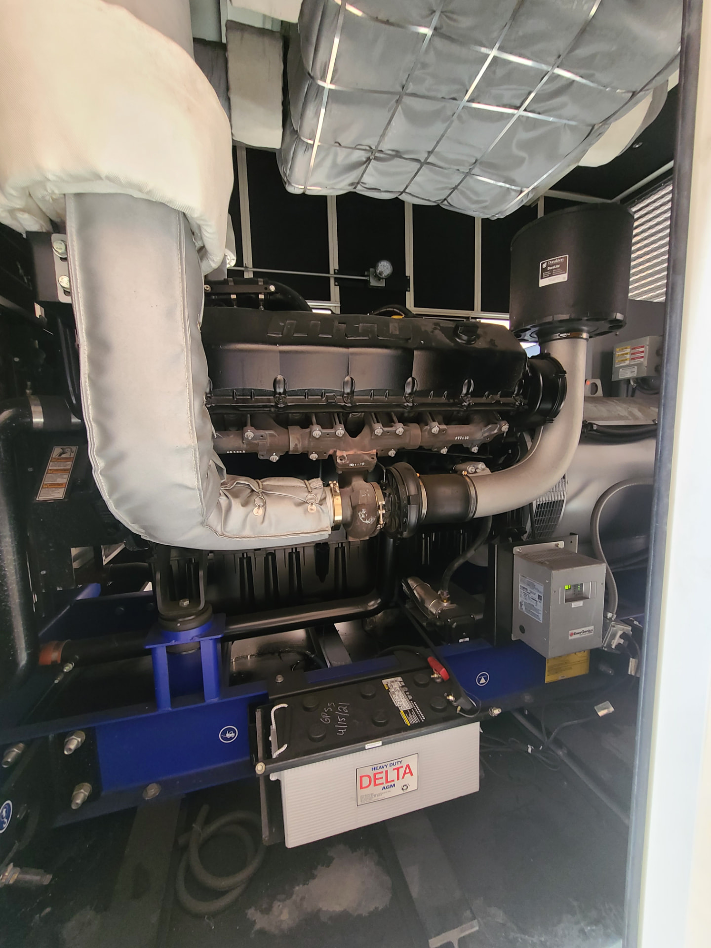 Engine bay detail during preventive maintenance — BMAB MASC
